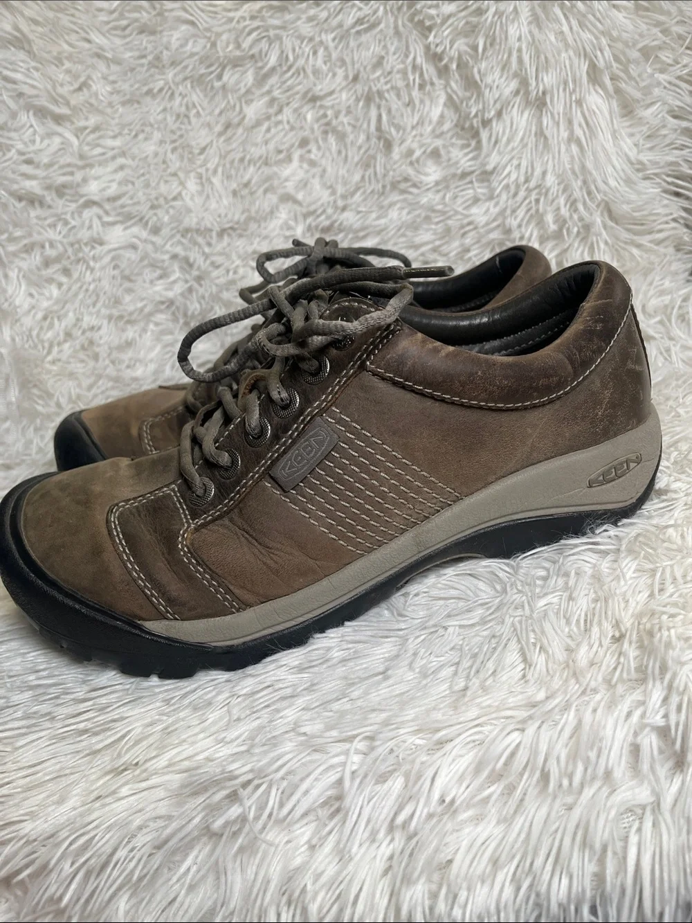 Keen Brown and Black Men's Casual Slip-On Sneakers